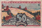 Deutschland 50 Pfennig Geldschein, Wartha, paysage, 1921 S Mehl:1381.1 -