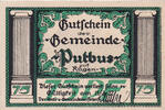 Deutschland 75 Pfennig Geldschein, Putbus, château 1922-03-15 UNZ- Mehl:1081.1 -