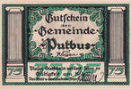 Deutschland 75 Pfennig Geldschein, Putbus, entrée, 1922 UNZ- Mehl:1081.1 -