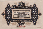 Deutschland 50 Pfennig Geldschein, Wenningstedt, ferme, 1921 UNZ- Mehl:1405.1 -