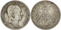 Deutsch Staaten 2 Mark 1907 E Münze, SAXONY-ALBERTINE, Friedrich August III SS