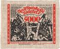 Deutschland 5000 Mark Bielefeld, 1923-02-15, UNZ-, Burlap, Grabowski:67b -