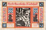Deutschland 500 Mark Bielefeld, 1923-07-01, UNZ-, Leinen, Grabowski:74a -