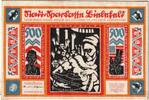 Deutschland 500 Mark Bielefeld, 1922-10-21, UNZ-, Leinen, Grabowski:56a -