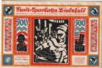 Deutschland 500 Mark Bielefeld, 1922-10-21, VZ, Leinen, Grabowski:55a -