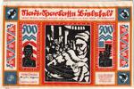 Deutschland 500 Mark Bielefeld, 1922-10-21, UNZ-, Seide, Grabowski:53a -