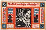 Deutschland 500 Mark Bielefeld, 1922-10-21, UNZ-, Seide, Grabowski:53a -