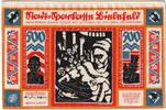 Deutschland 500 Mark Bielefeld, 1922-10-21, UNZ-, Seide, Grabowski:52b -