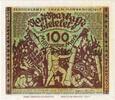Deutschland 100 Milliarden Mark Bielefeld, 1923-02-15, UNZ-, Leinen -