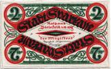 Deutschland 2 Mark Bielefeld, 1918-12-01, UNZ-, Leinen, Grabowski:8 -