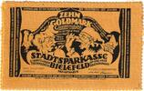Deutschland 10 Goldmark Bielefeld, 1923-12-15, VZ, Samt, Grabowski:112b -