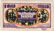 Deutschland 1 Goldmark Bielefeld, 1923-02-01, VZ, Seide, Grabowski:100a -