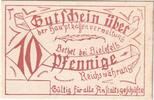 Deutschland 10 Pfennig Bethel bei Bielefeld, UNZ- -