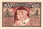 Deutschland 100 Milliarden Mark Bielefeld, 1923-10-25, UNZ- -