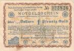 Deutschland 1 PFENNIG GOLD Detmold, 1923-11-03, SS+ -