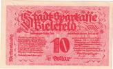 Deutschland 10 Goldpfenning Bielefeld, 1923-11-08, UNZ-, Grabowski:94 -
