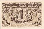 Deutschland 1 Mark Gold Bielefeld, 1923-11-28, UNZ- -