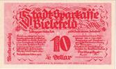 Deutschland 10 Goldpfenning Bielefeld, 1923-11-08, UNZ-, Grabowski:94 -