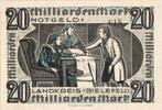 Deutschland 20 Milliarden Mark Bielefeld, 1923-10-25, UNZ- -