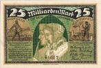 Deutschland 25 Milliarden Mark Bielefeld, 1923-10-25, UNZ- -