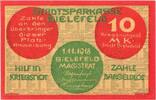 Deutschland 10 Mark Bielefeld, 1918-11-01, UNZ- -