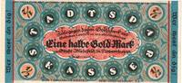 Deutschland 1/2 Goldmark Bielefeld, 1923-11-24, UNZ-, Grabowski:98 -