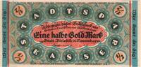 Deutschland 1/2 Goldmark Bielefeld, 1923-11-24, UNZ-, Grabowski:98 -
