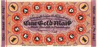 Deutschland 1 Goldmark Bielefeld, 1923-11-24, UNZ-, Grabowski:99 -