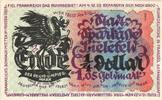 Deutschland 1,05 Goldmark 1923 Bielefeld, 1923-11-08, UNZ-, Grabowski:95