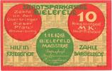 Deutschland 10 Mark Bielefeld, 1918-11-01, UNZ- -
