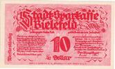 Deutschland 10 Goldpfenning Bielefeld, 1923-11-08, UNZ-, Grabowski:94 -