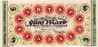 Deutschland 5 Mark Bielefeld, 1918-11-01, UNZ- -