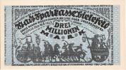 Deutschland 3 Millionen Mark Bielefeld, 1923-08-11, UNZ- -