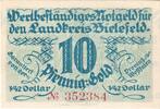 Deutschland 10 Goldpfenning Bielefeld, 1923-11-28, UNZ- -