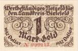 Deutschland 1 Goldmark Bielefeld, 1923-11-28, UNZ- -