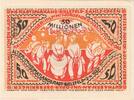 Deutschland 50 Millionen Mark Bielefeld, 1922-04-02, UNZ-, Grabowski:93 -