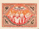 Deutschland 50 Millionen Mark Bielefeld, 1922-09-09, UNZ-, Grabowski:93 -