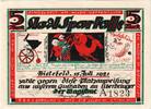 Deutschland 5 Mark Bielefeld, 1921-07-15, UNZ-, Grabowski:103.12 -