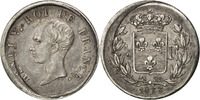 Frankreich 1/2 Franc Münze, SS, Silber, Mazard:914 -
