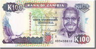 Sambia 100 Kwacha Geldschein, UNZ -