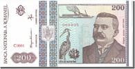 Rumänien 200 Lei Geldschein, 1992-12-01, UNZ -