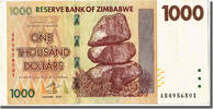Simbabwe 1000 Dollars Geldschein, 2008-08-01, UNZ -