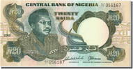 Nigeria 20 Naira Geldschein, UNZ -