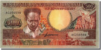 Suriname 500 Gulden Geldschein, 1988-01-09, UNZ -