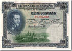 Spanien 100 Pesetas Geldschein, 1925-07-01, VZ -