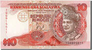 10 Ringgit  Malaysia Geldschein, UNZ UNZ
