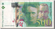 Frankreich 500 Francs Geldschein, 500 F 1994-2000 ''Pierre et Marie Curie'' -