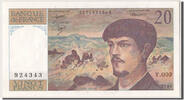 Frankreich 20 Francs Geldschein, 20 F 1980-1997 ''Debussy'', UNZ- -