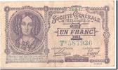 Belgien 1 Franc Geldschein, 1917-05-23, SS+ -