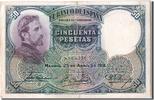 Spanien 50 Pesetas Geldschein, 1931-04-25, VZ+ -